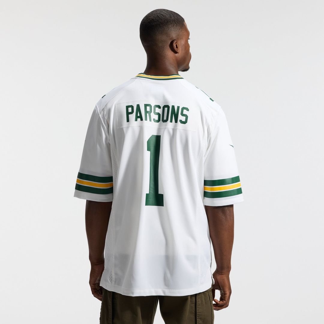 Green Bay Packers Micah Parsons Nike Green Game Player Jersey product image 23, provided for visual reference and product