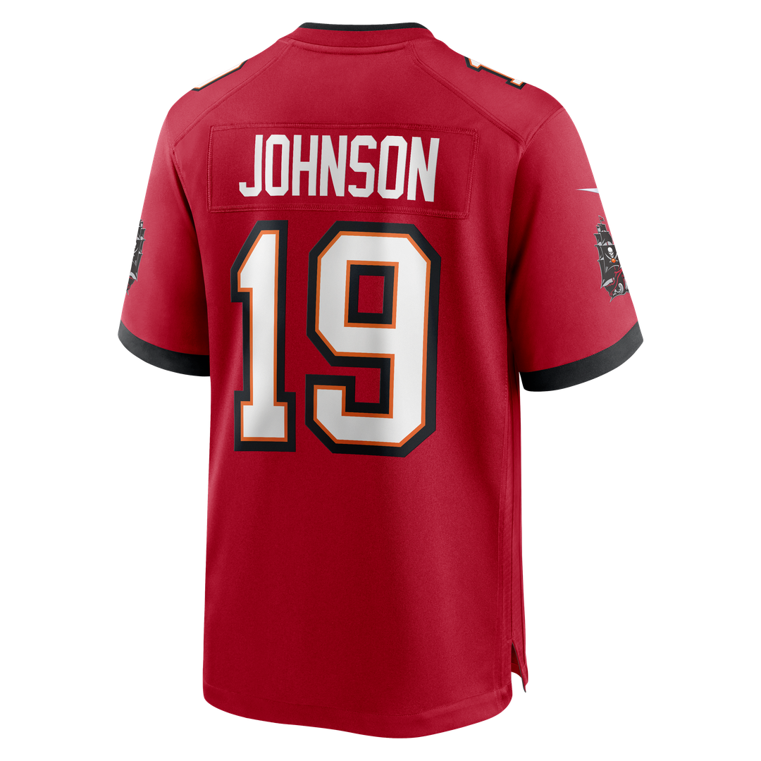 Tampa Bay Buccaneers Keyshawn Johnson Nike Red Game Retired Player Jersey product image 3, provided for visual reference and