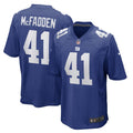 New York Giants Micah McFadden Nike Royal Game Player Jersey product image 1, provided for visual reference and product