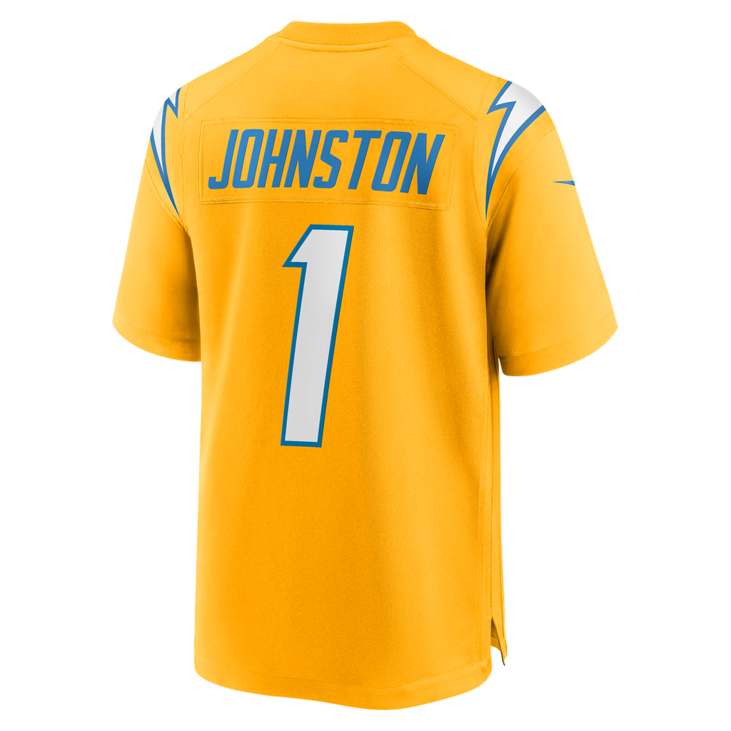 Los Angeles Chargers Quentin Johnston Nike Gold Alternate Charger Power Game Player Jersey product image 20, provided for