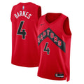 Toronto Raptors Nike Icon Edition Swingman Jersey - Red - Scottie Barnes - Unisex product image 1, provided for visual