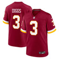 Washington Commanders Stefon Diggs Nike Burgundy Game Jersey product image 1, provided for visual reference and product
