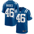 Indianapolis Colts Luke Rhodes Nike Royal Game Jersey product image 1, provided for visual reference and product detail