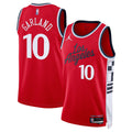 LA Clippers Jordan Brand 2024/25 Statement Edition Swingman Jersey - Red - Darius Garland - Unisex product image 1, provided