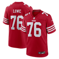 San Francisco 49ers Vederian Lowe Nike Scarlet Team Game Jersey product image 1, provided for visual reference and product