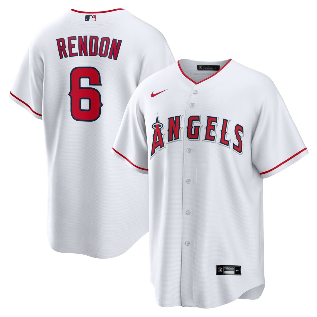 Los Angeles Angels Anthony Rendon Nike White Home Replica Player Name Jersey product image 1, provided for visual reference