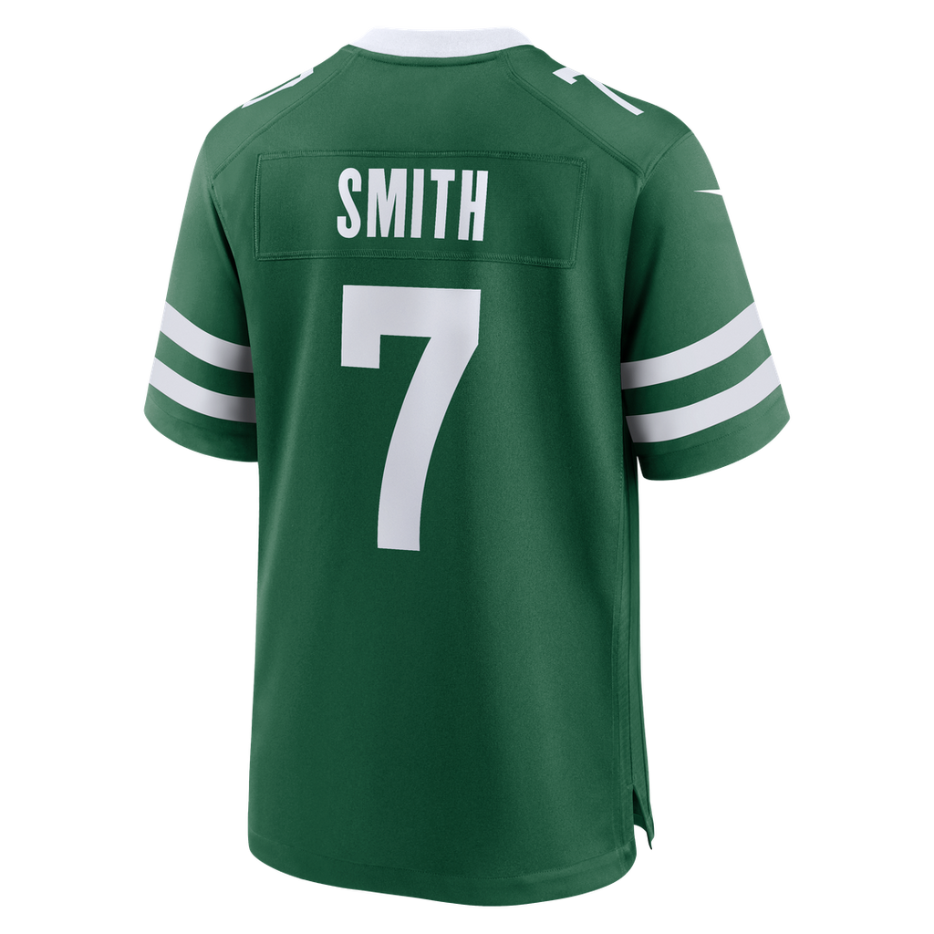 New York Jets Geno Smith Nike Legacy Green Game Jersey product image 3, provided for visual reference and product detail
