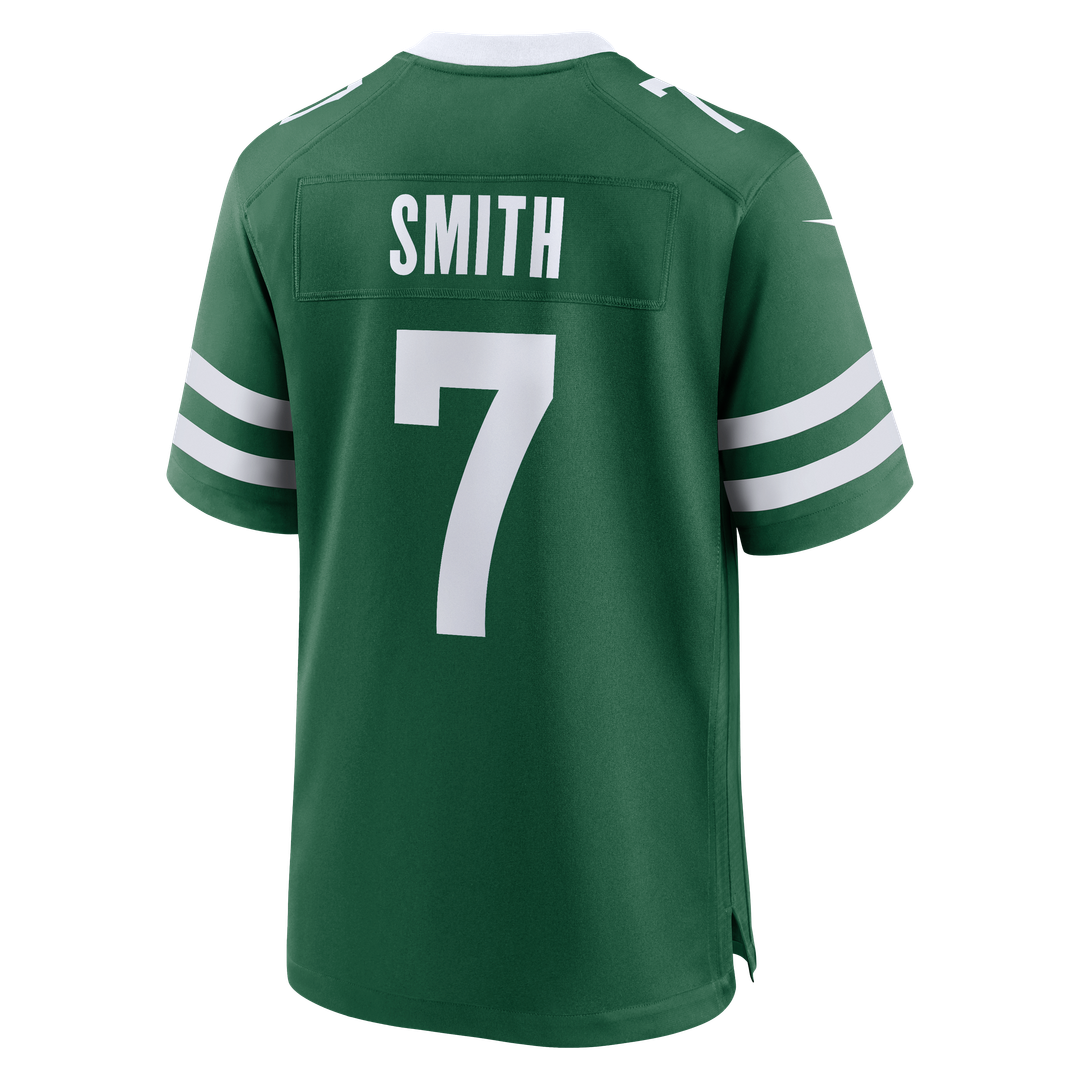 New York Jets Geno Smith Nike Legacy Green Game Jersey product image 3, provided for visual reference and product detail