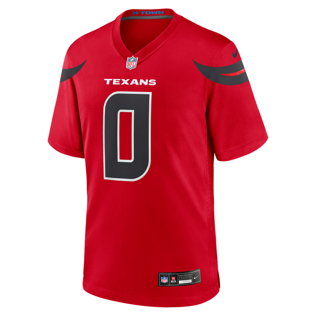 Houston Texans Azeez Al-Shaair Nike Navy Team Game Jersey product image 14, provided for visual reference and product detail