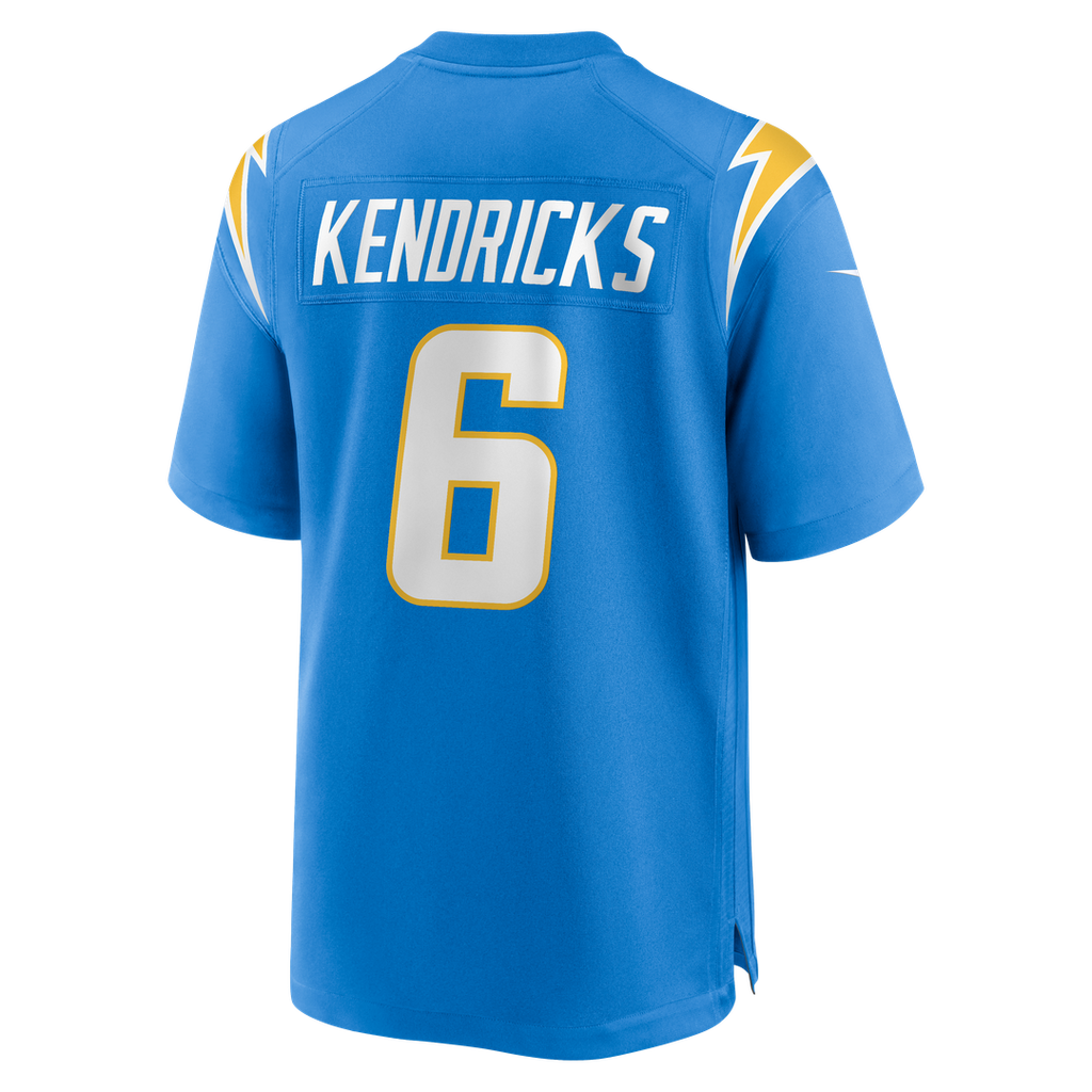 Los Angeles Chargers Eric Kendricks Nike Powder Blue Game Player Jersey product image 3, provided for visual reference and