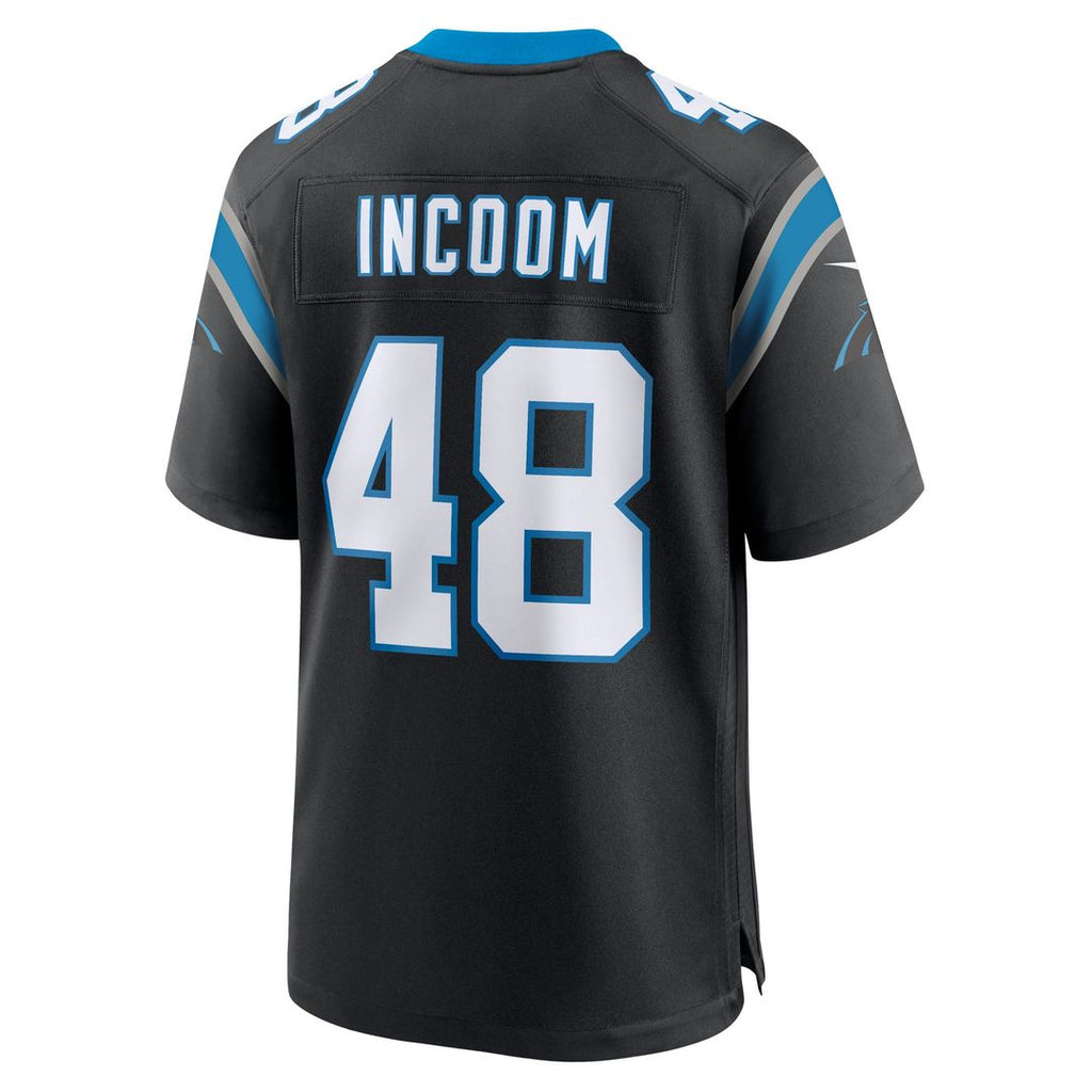 Carolina Panthers Thomas Incoom Nike Black Team Game Jersey product image 3, provided for visual reference and product