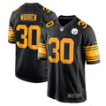 Pittsburgh Steelers Jaylen Warren Nike Black Alternate Game Jersey product image 1, provided for visual reference and