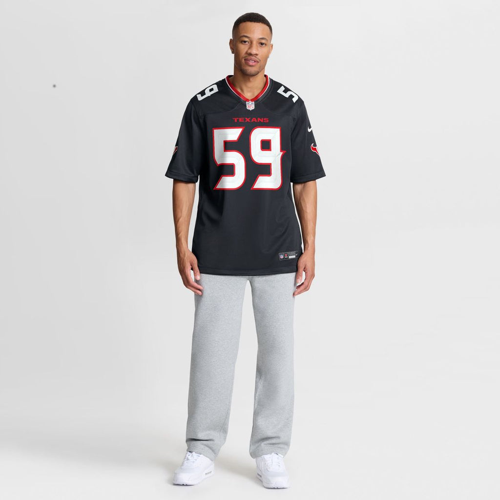 Houston Texans DeMeco Ryans Nike Navy Team Retired Game Jersey product image 4, provided for visual reference and product