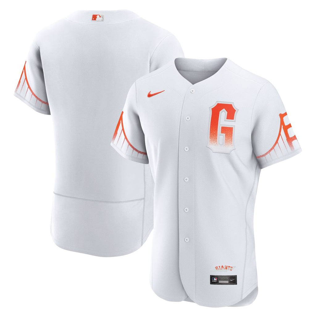 San Francisco Giants Nike White City Connect Authentic Jersey product image 1, provided for visual reference and product