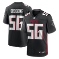 Atlanta Falcons Keith Brooking Nike Black Game Retired Player Jersey product image 1, provided for visual reference and