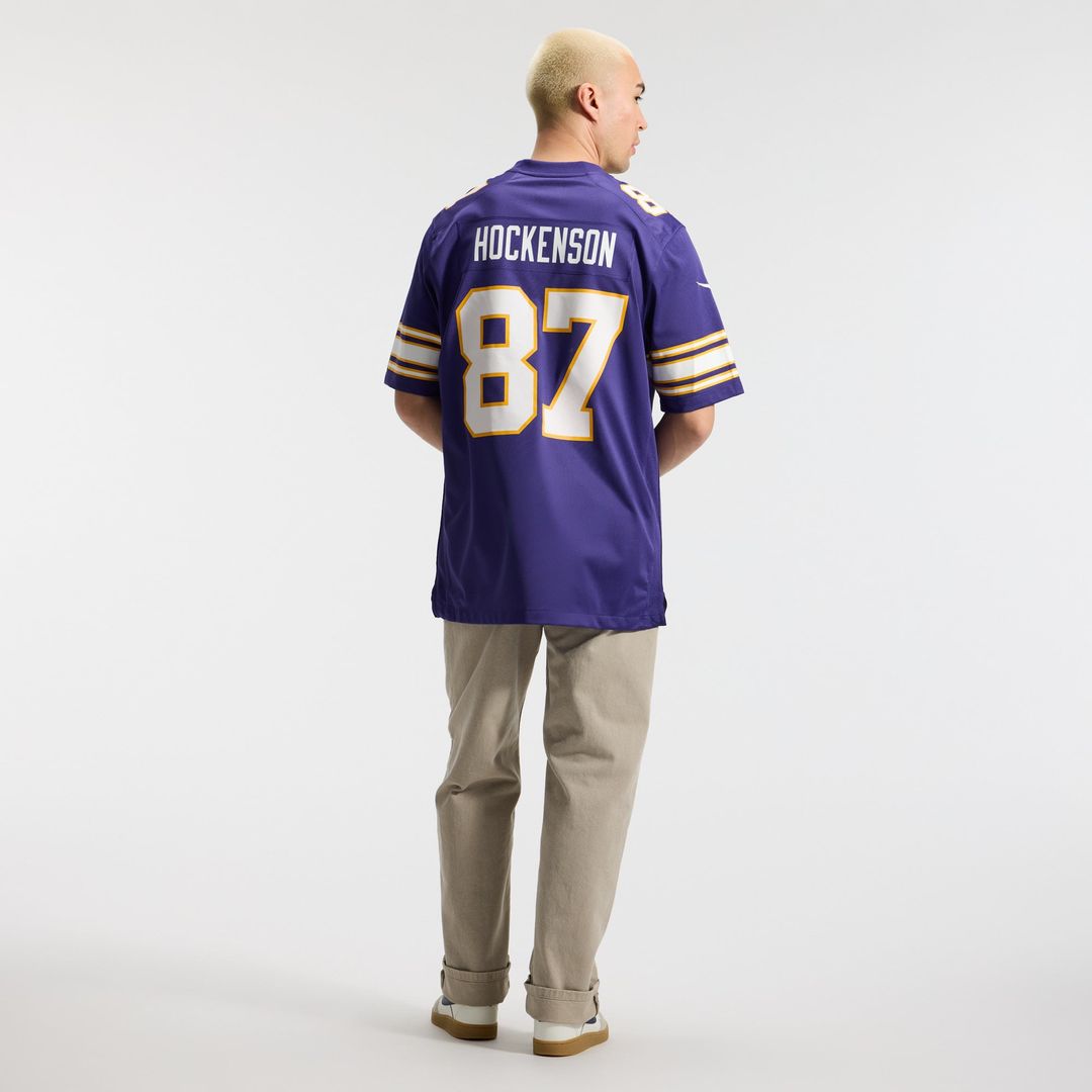 Minnesota Vikings T.J. Hockenson Nike Purple Classic Player Game Jersey product image 5, provided for visual reference and