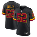 Washington Commanders Sonny Styles Nike Black Game Player Jersey product image 1, provided for visual reference and product