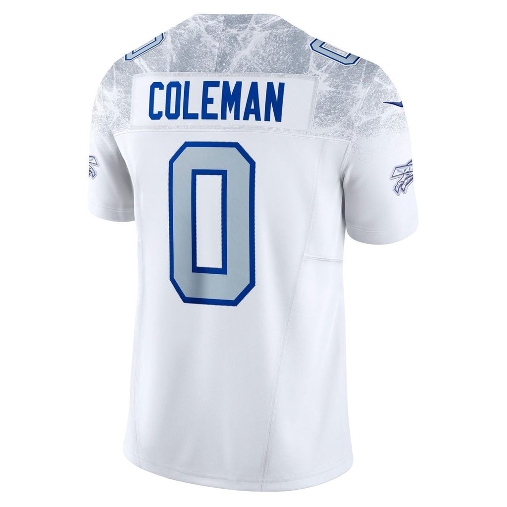 Buffalo Bills Keon Coleman Nike White Rivalries Collection Stitched Limited Jersey product image 3, provided for visual