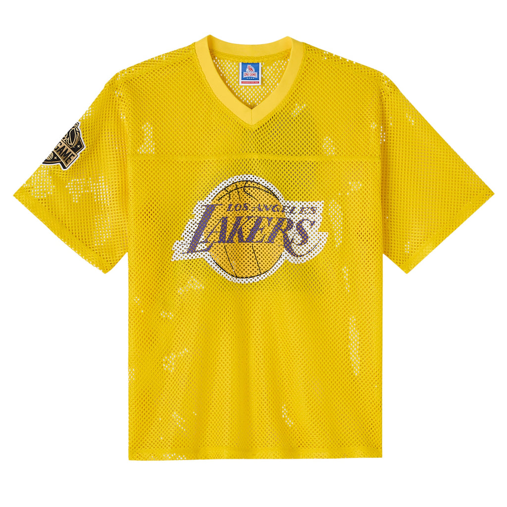 Los Angeles Lakers X OVO Mesh Football Jersey - Mens product image 3