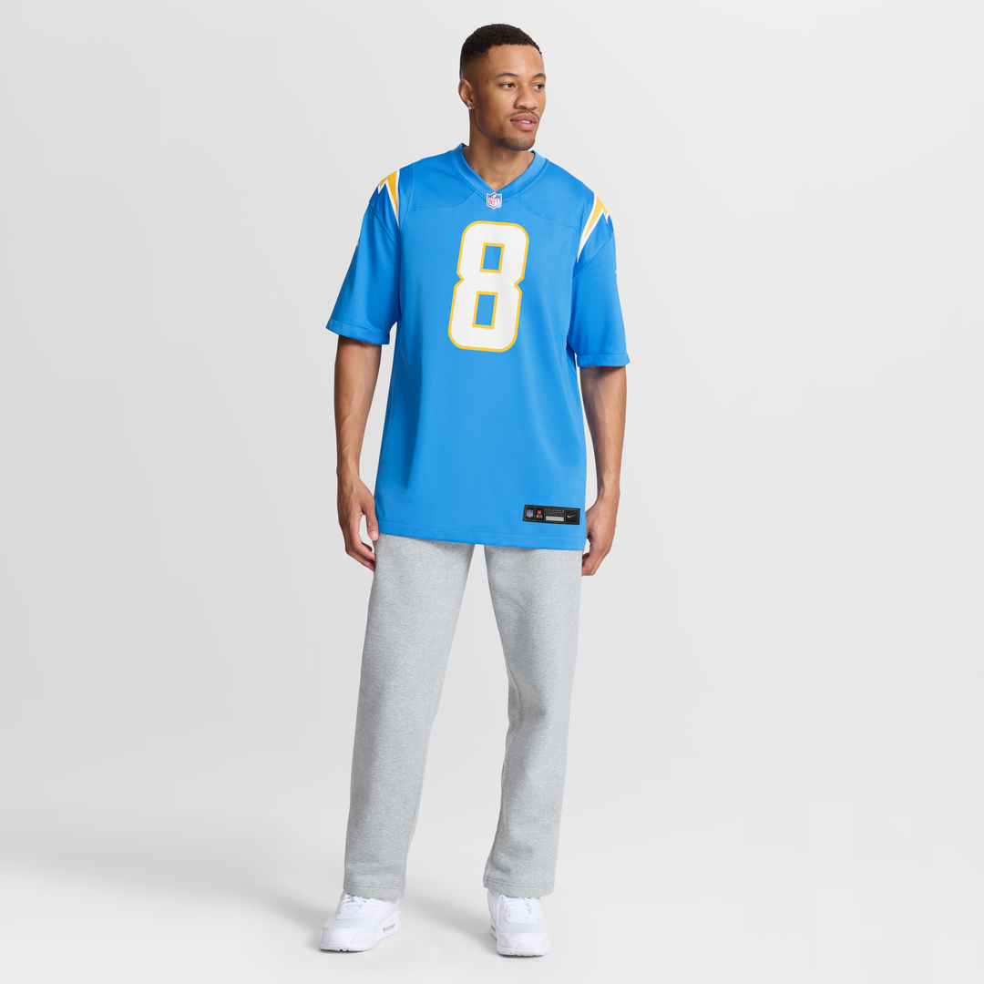 Los Angeles Chargers Omarion Hampton Nike Gold Alternate Charger Power Game Player Jersey product image 13, provided for
