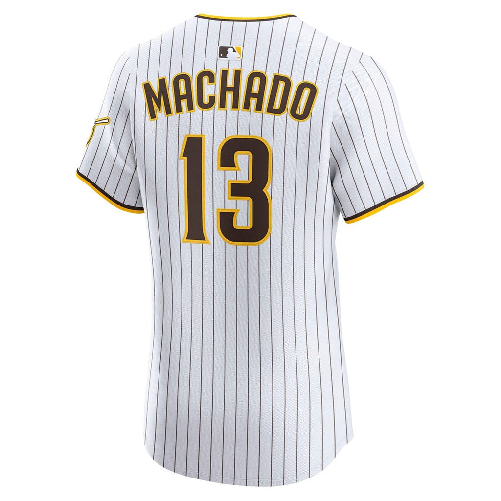 San Diego Padres Manny Machado Nike White Home Elite Player Jersey product image 3, provided for visual reference and