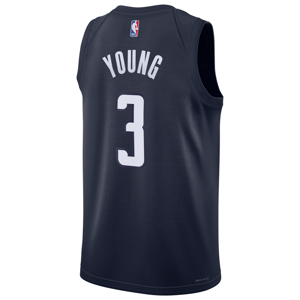Washington Wizards Jordan Brand Statement Edition Swingman Jersey - Navy - Trae Young product image 3, provided for visual