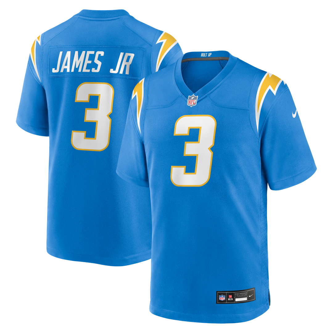 Los Angeles Chargers Derwin James Jr. Nike Powder Blue Game Jersey product image 1, provided for visual reference and