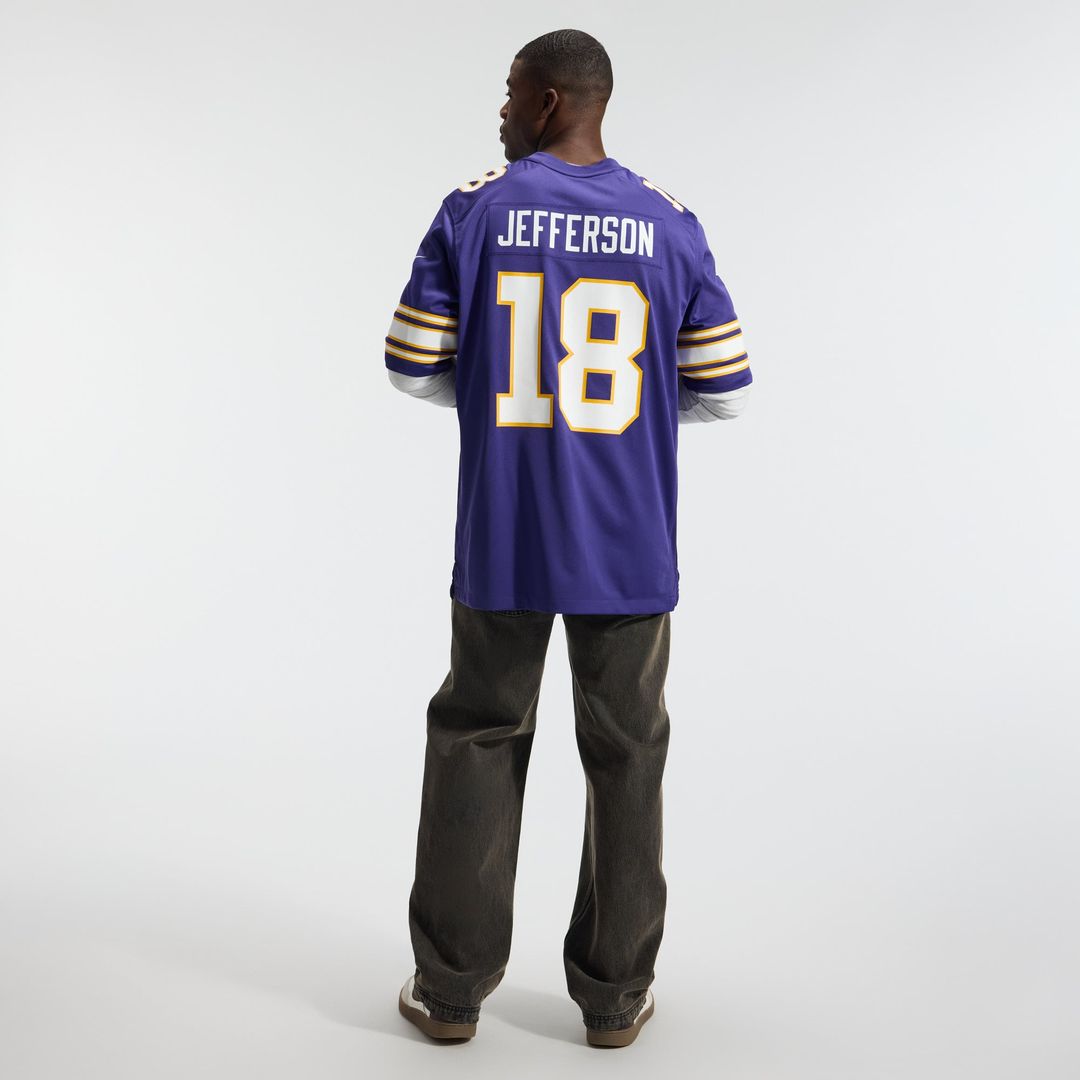 Minnesota Vikings Justin Jefferson Nike White Alternate Game Player Jersey product image 31, provided for visual reference