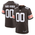Cleveland Browns Emmanuel McNeil-Warren Nike Brown Game Jersey product image 1, provided for visual reference and product
