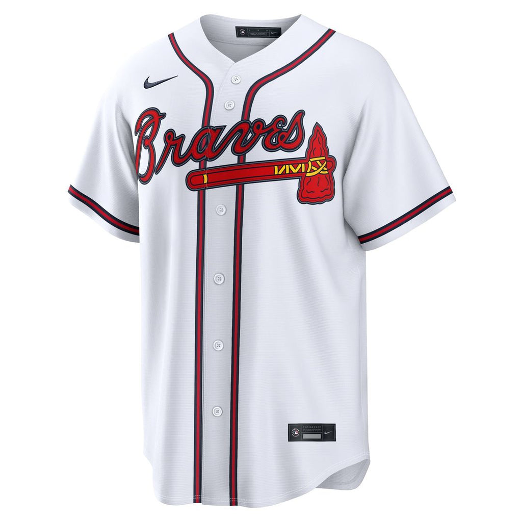 Atlanta Braves Austin Riley Nike White Home Replica Jersey product image 7, provided for visual reference and product detail
