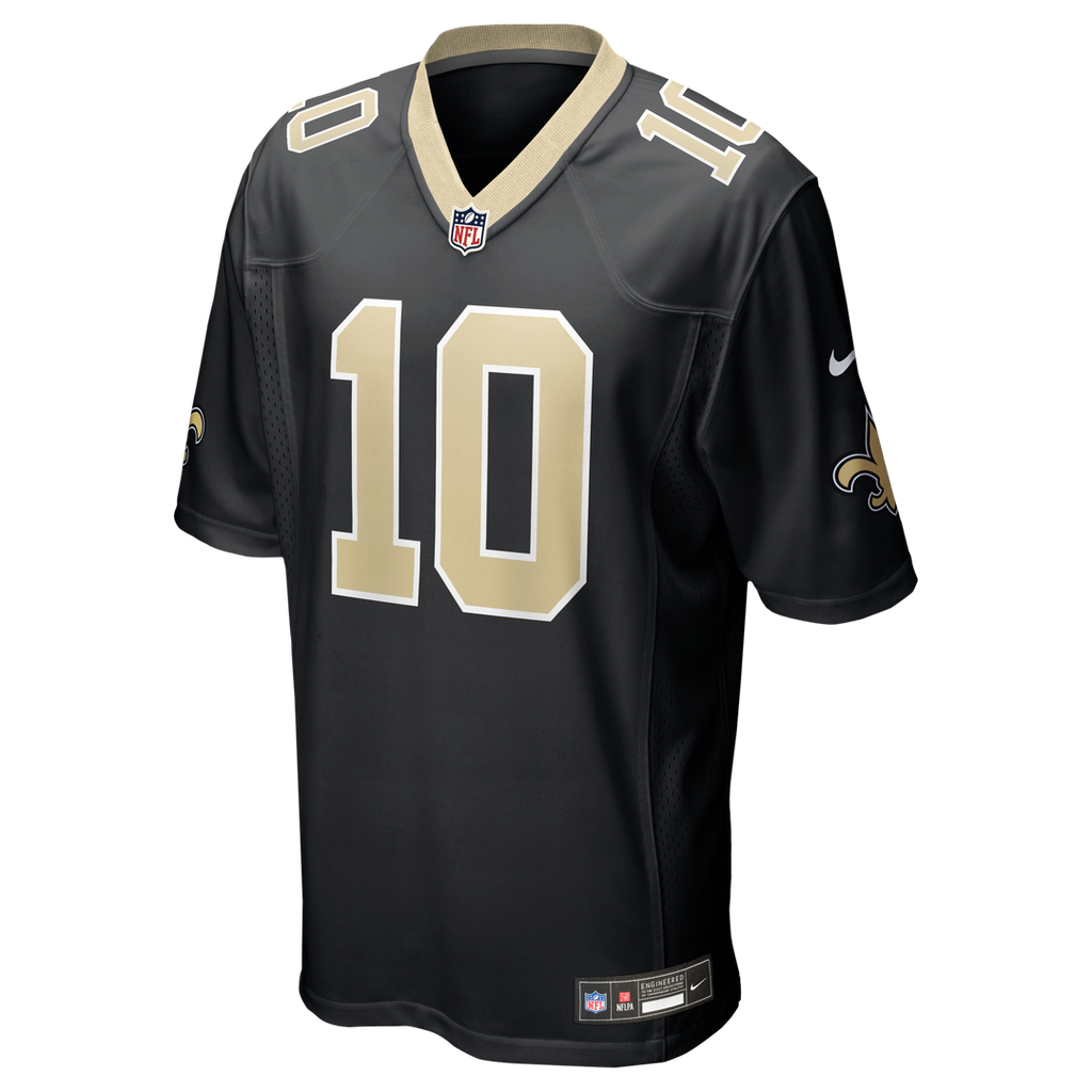 New Orleans Saints Brandin Cooks Nike Black Team Game Jersey product image 2, provided for visual reference and product