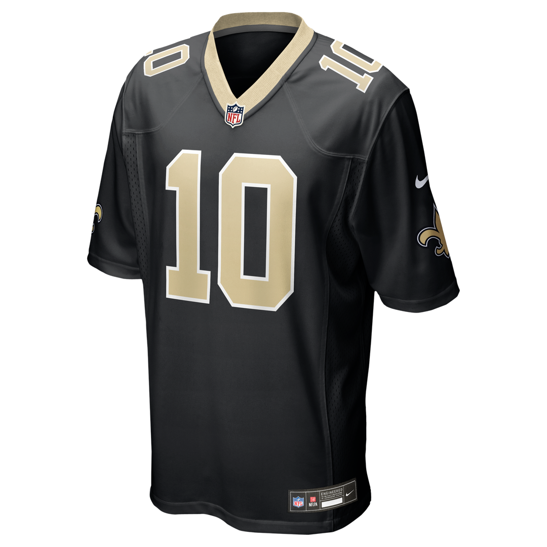 New Orleans Saints Brandin Cooks Nike Black Team Game Jersey product image 2, provided for visual reference and product