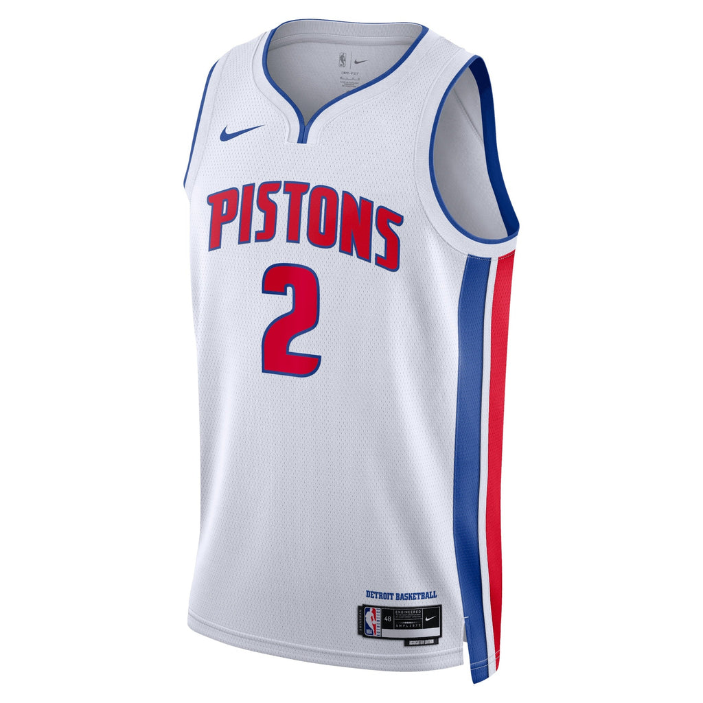 Detroit Pistons Nike Association Edition Swingman Jersey - White - Cade Cunningham - Unisex product image 2, provided for