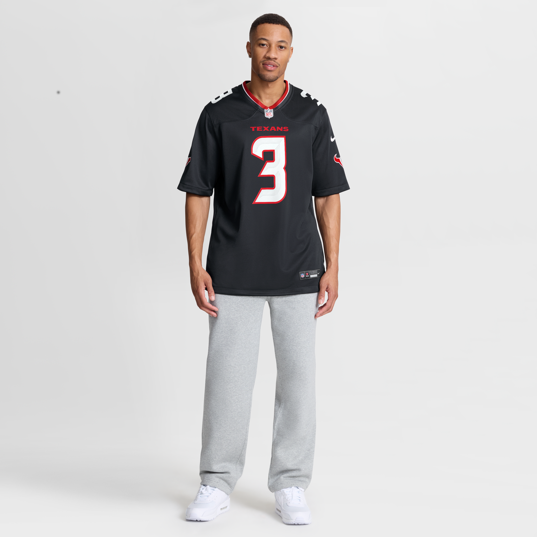 Houston Texans Kamari Lassiter Nike Navy Team Game Jersey product image 4, provided for visual reference and product detail