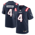 New England Patriots Craig Woodson Nike Navy Team Game Jersey product image 1, provided for visual reference and product