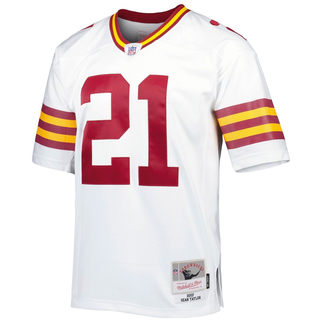Washington Commanders Sean Taylor Mitchell & Ness White Big & Tall 2007 Legacy Retired Player Jersey product image 2,