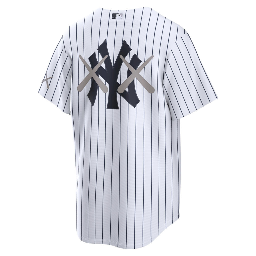 New York Yankees Nike x KAWS White Stadium Jersey product image 3, provided for visual reference and product detail review