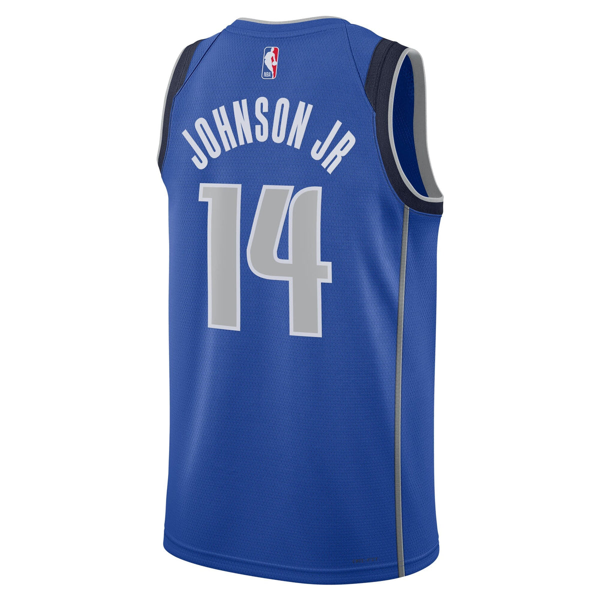 Dallas Mavericks Nike Icon Swingman Jersey - Blue - Morez Johnson Jr. - Unisex product image 4, provided for visual