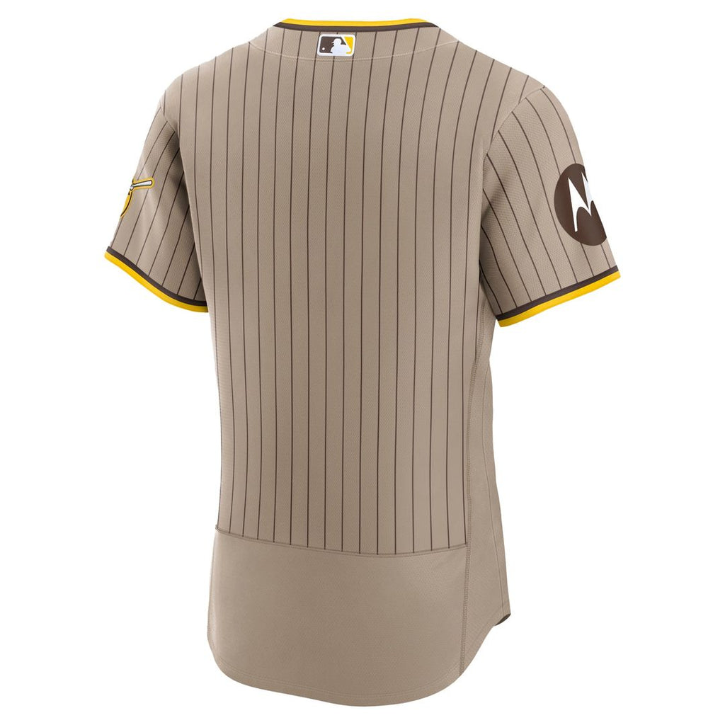 San Diego Padres Nike Brown Road Sponsor Patch Authentic Jersey product image 9, provided for visual reference and product