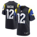 Los Angeles Rams Puka Nacua Nike Dark Blue Rivalries Collection Game Jersey product image 1, provided for visual reference