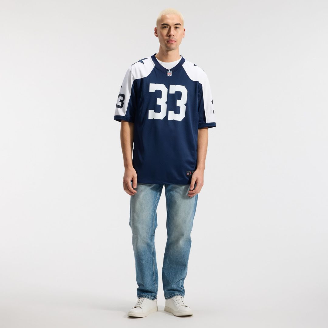 Dallas Cowboys Javonte Williams Nike Navy Alternate Game Jersey product image 4, provided for visual reference and product
