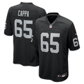 Las Vegas Raiders Alex Cappa Nike Black Team Game Jersey product image 1, provided for visual reference and product detail