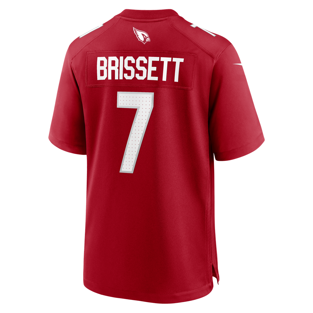 Arizona Cardinals Jacoby Brissett Nike Cardinal Team Game Jersey product image 3, provided for visual reference and product
