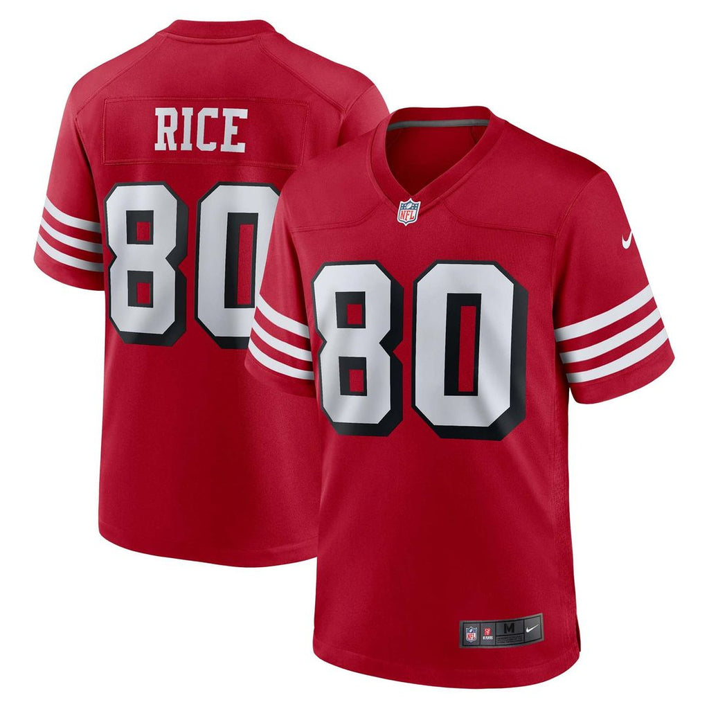 San Francisco 49ers Jerry Rice Nike White Retired Player Game Jersey product image 7, provided for visual reference and