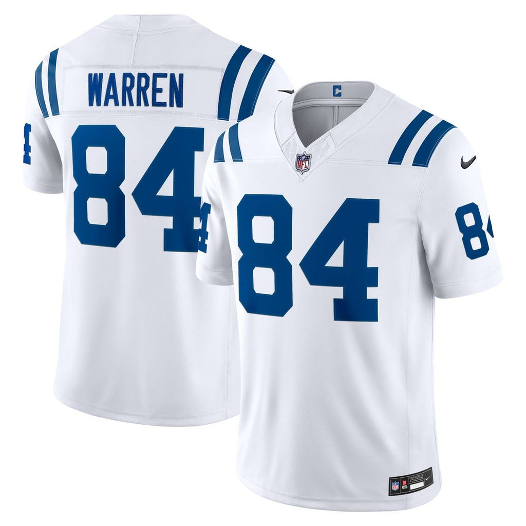 Indianapolis Colts Tyler Warren Nike White Vapor F.U.S.E. Stitched Limited Jersey product image 1, provided for visual