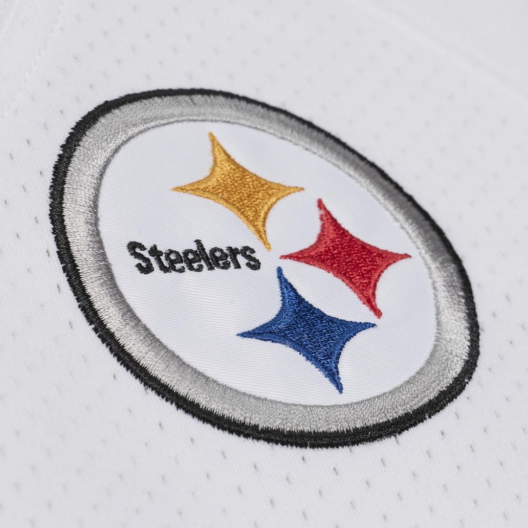 Pittsburgh Steelers Ben Roethlisberger Mitchell & Ness White 2005 Authentic Throwback Jersey product image 6, provided for