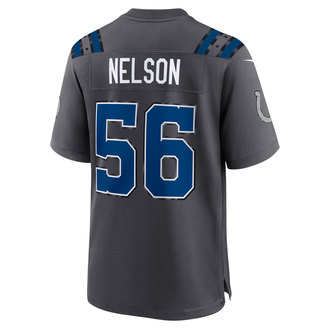 Indianapolis Colts Quenton Nelson Nike Anthracite 2026 Rivalries Collection Game Jersey product image 3, provided for visual