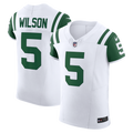 New York Jets Garrett Wilson Nike White Classic Alternate Vapor F.U.S.E. Elite Jersey product image 1, provided for visual