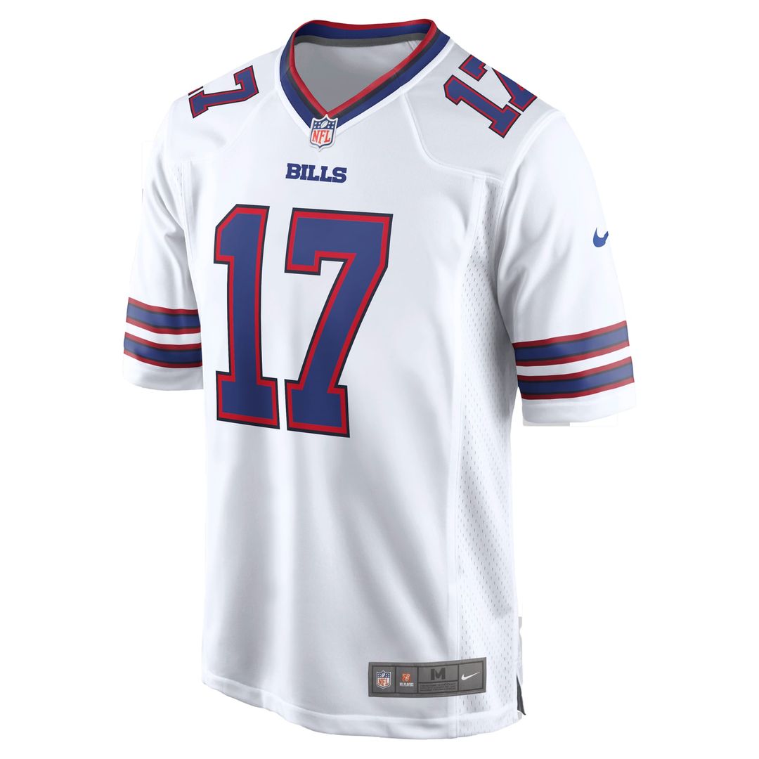 Buffalo Bills Josh Allen Nike Gray Nickel City Game Jersey product image 8, provided for visual reference and product detail