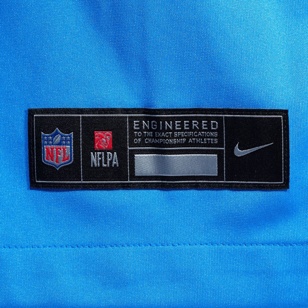 Los Angeles Chargers Isaiah Spiller Nike Powder Blue Game Jersey product image 6, provided for visual reference and product